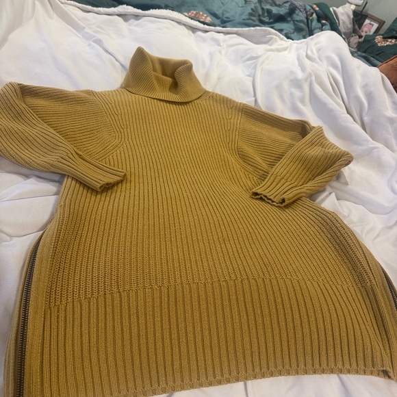 Banana Republic Turtleneck Zip Sweater Tunic S - Picture 2 of 6